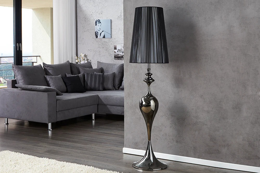Floor Lamp Lucie 160cm Metal Black