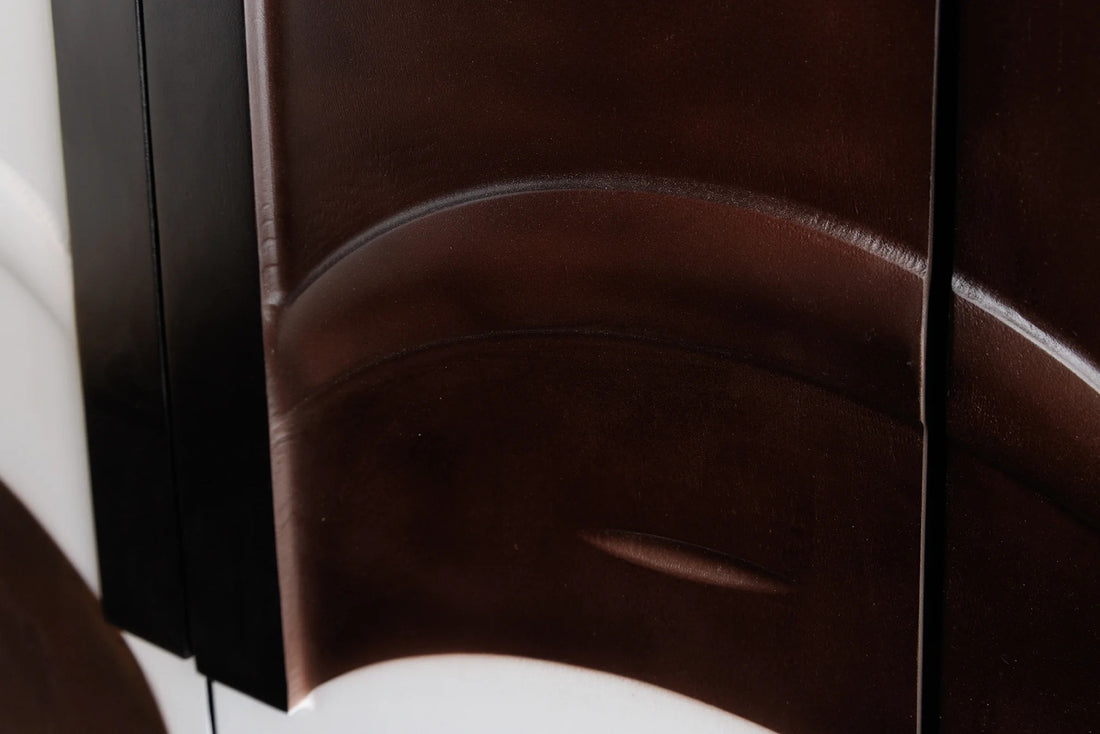 Cabinet Voodoo 120cm Mango Wood Brown Black White