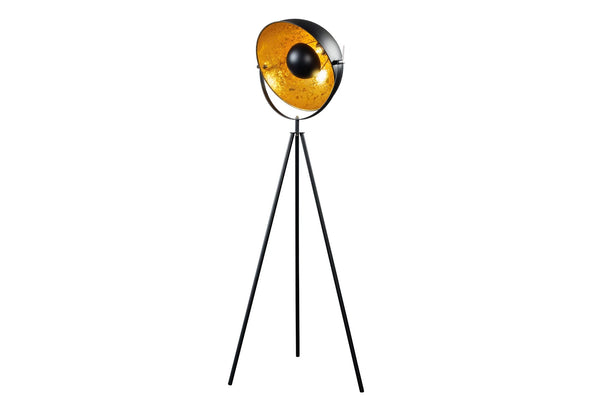 Floor Lamp Studio 146cm Metal Black Gold