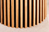 Round Extendable Dining Table Yoko 120-160-200cm Oak Wood Natural