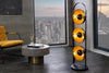Studio Floor Lamp 128cm Metal Black Gold