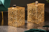 Set Of 2 Side Tables Ambrosia 40cm/45cm Metal Gold