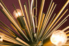 Hanging Lamp Sunlight 50cm Metal Gold