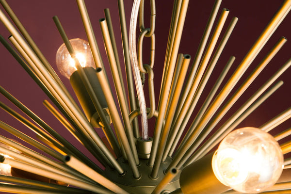 Hanging Lamp Sunlight 50cm Metal Gold