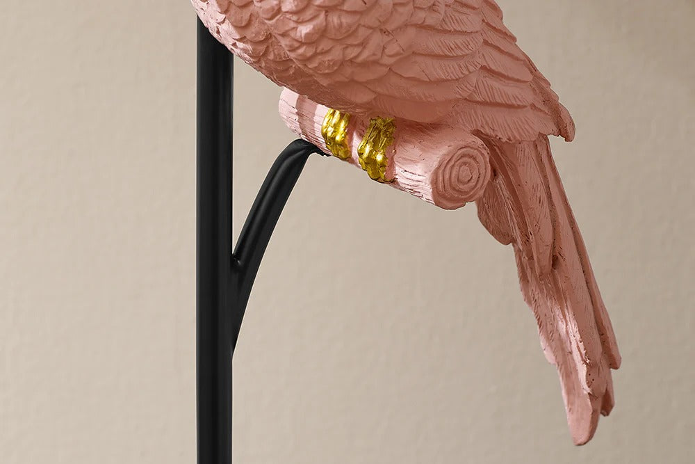 Table Lamp Wildlife 75cm Pink Parrot