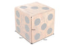 Side Table Cube 41cm Mindi Wood Natural