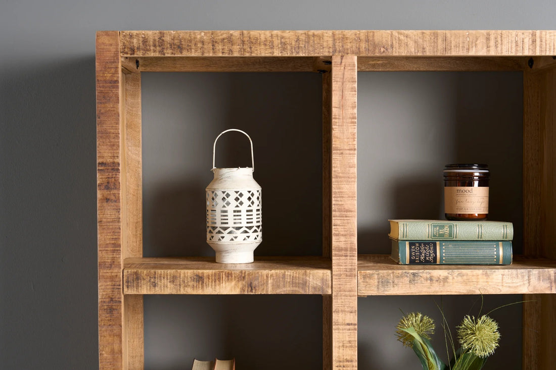 Shelf Rack Blacksmith 176x80cm Mango Wood Natural