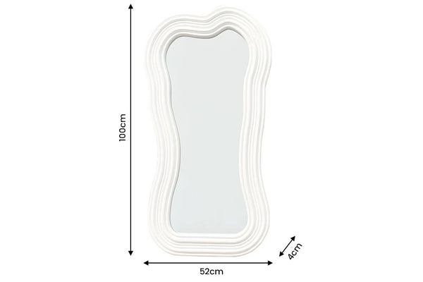 Wall Mirror Alice 100cm White