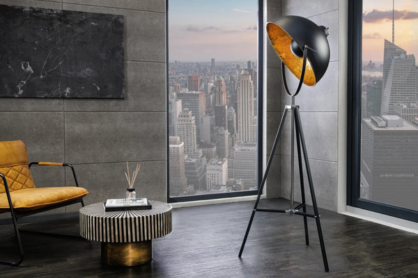 Floor Lamp Big Studio 168cm Metal Black Gold