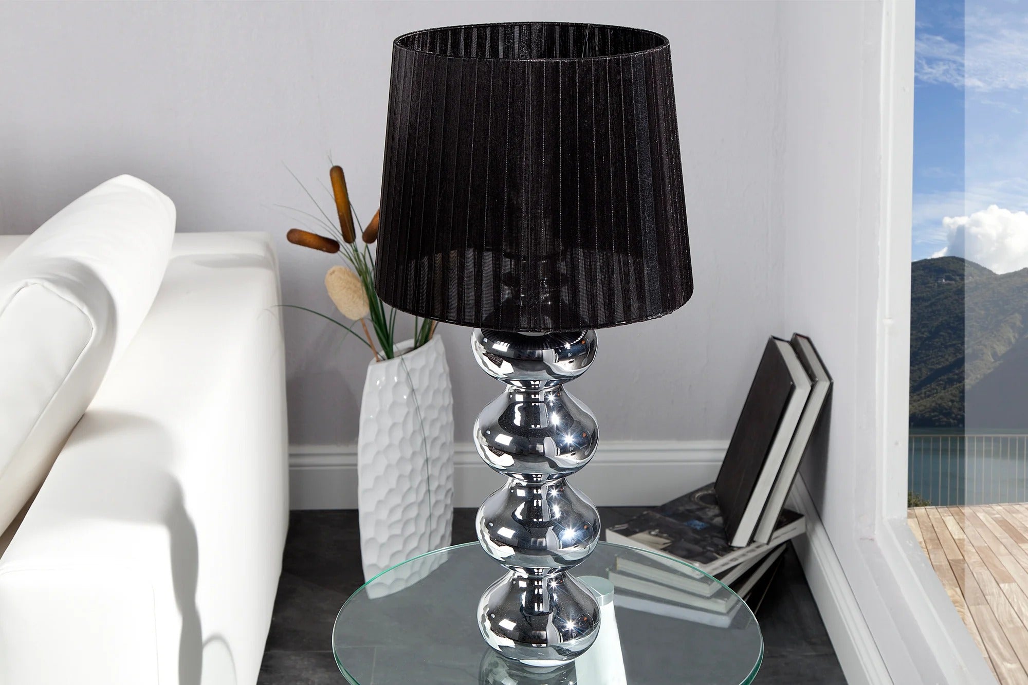Table Lamp Mia 60cm Black
