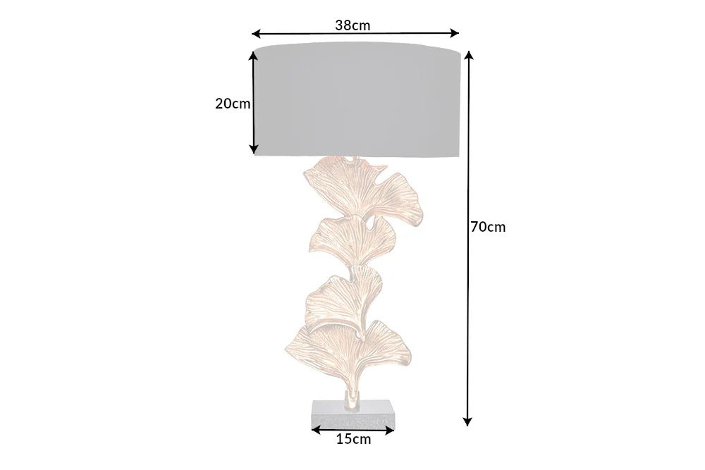 Table Lamp Ginkgo 70cm Gold