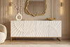 Sideboard Fossil 177cm Mango Wood White