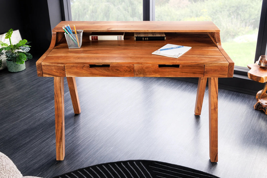 Desk Monsoon 100cm Acacia Wood Natural