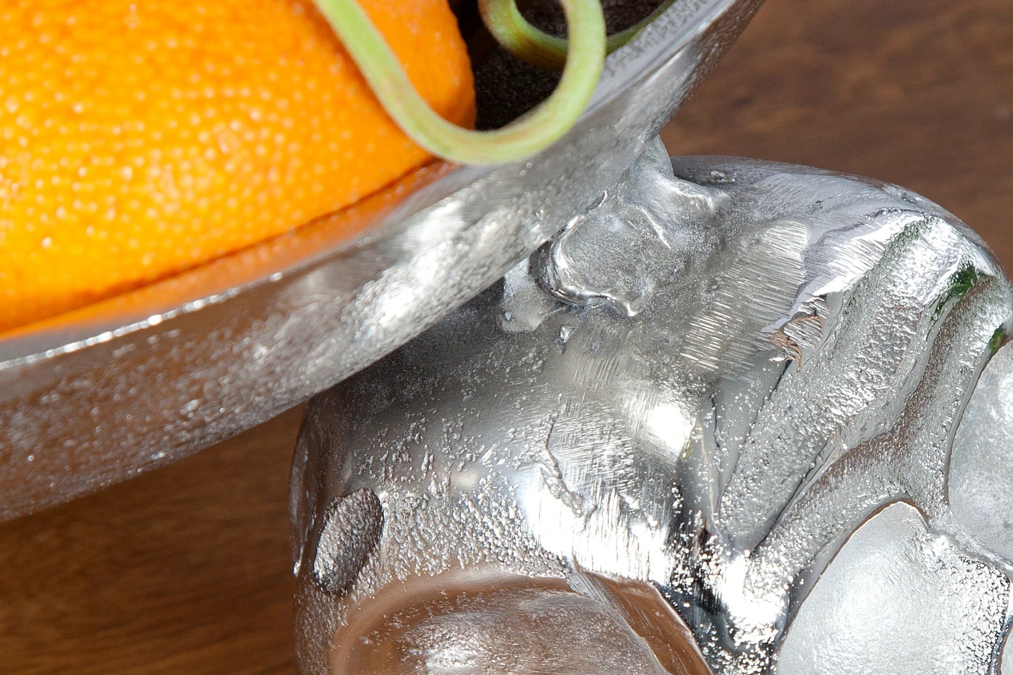 Fruit Bowl Skull 35cm Metal Silver