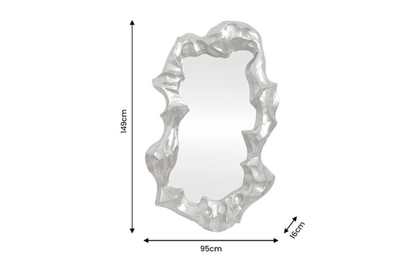 Wall Mirror Venetia 149cm Silver