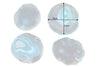 Set Of 4 Stone Coaster 11cm Agate Green