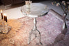 Round Side Table Jardin 55cm Metal Chrome