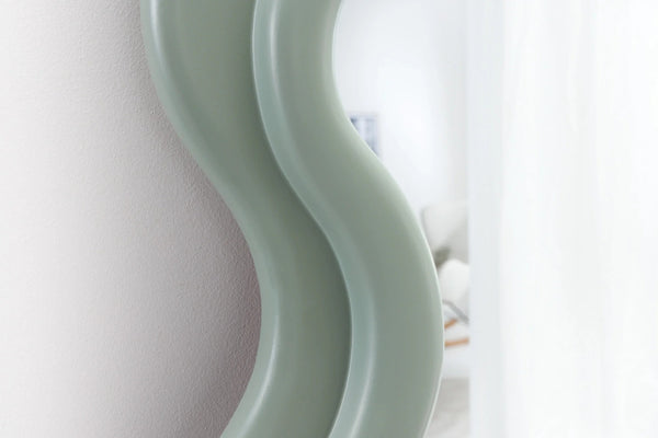 Wall Mirror Curvy 160cm Green