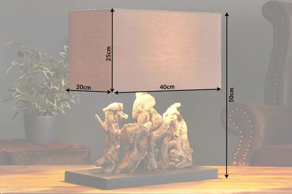 Table Lamp Aragon 40cm Driftwood Natural