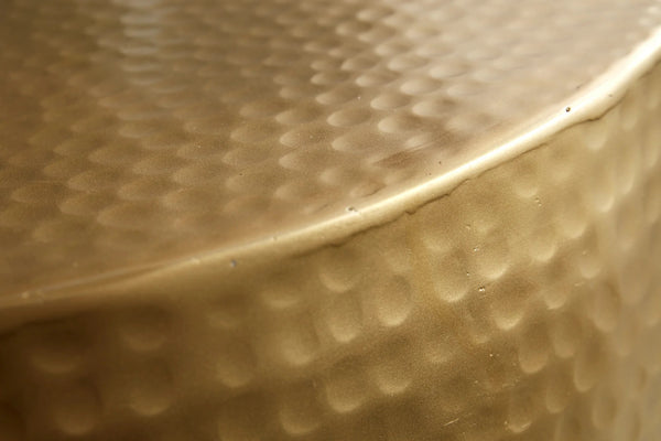Round Coffee Table Orient 60cm Gold Blue