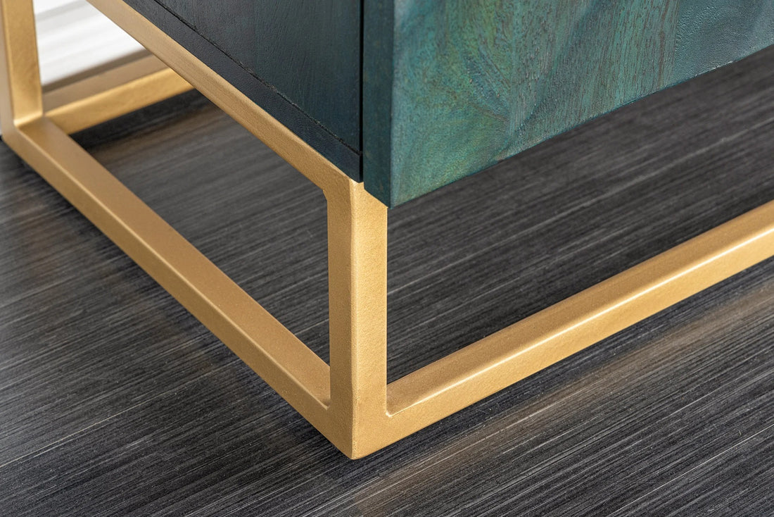 Sideboard Fossil 177cm Mango Wood Turquoise