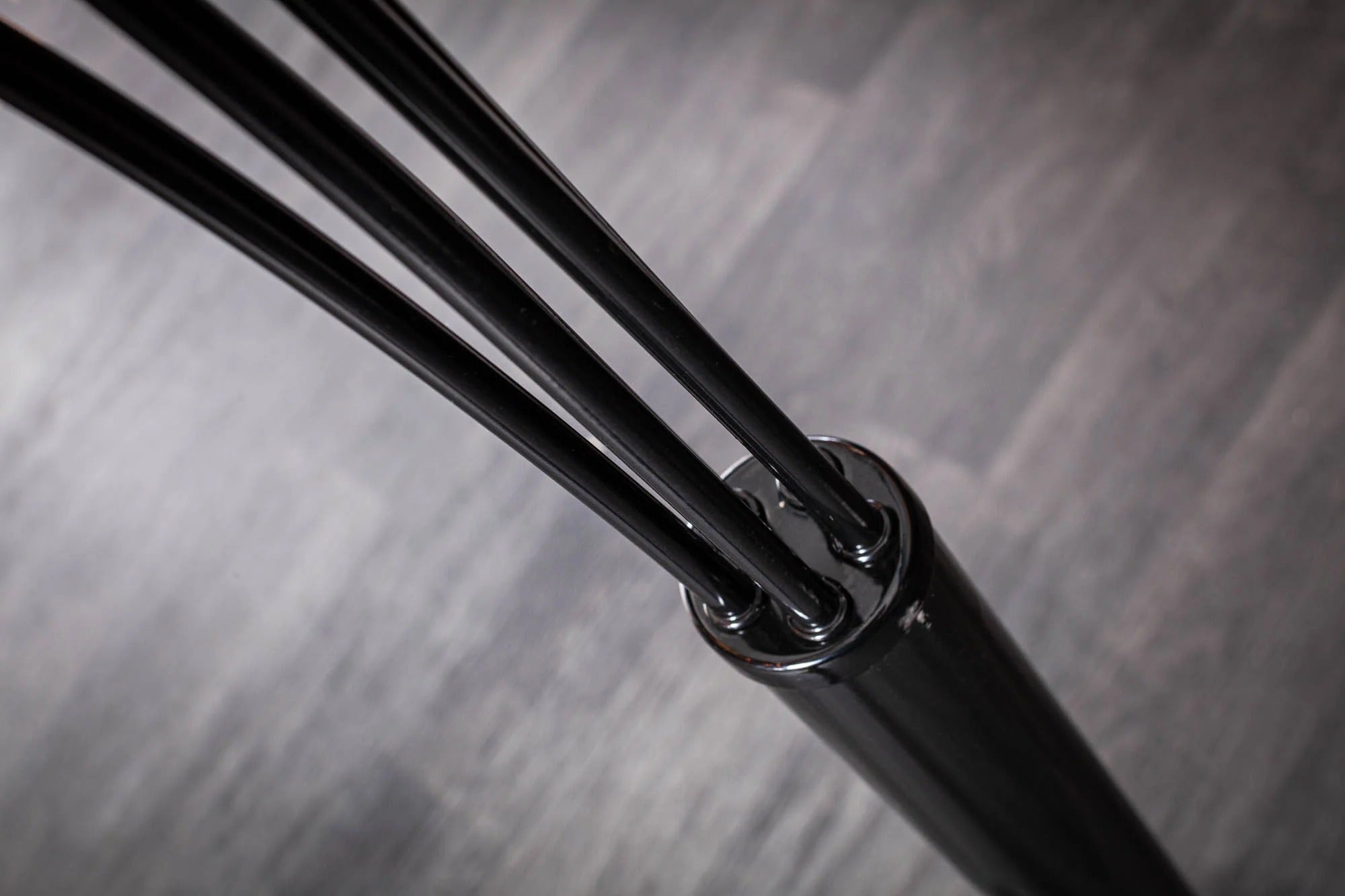 Floor Lamp Levels 205cm Metal Black Grey