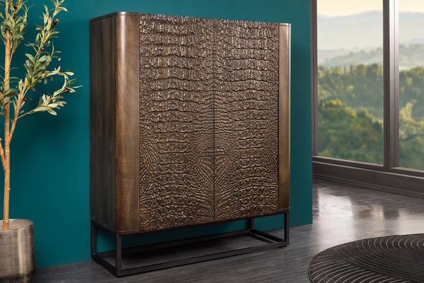 Cabinet Croco 120cm Mango Wood Brown