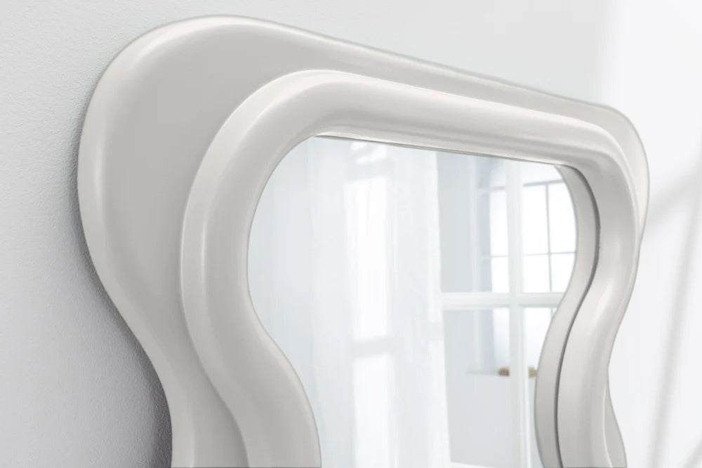 Wall Mirror Curvy 160cm White