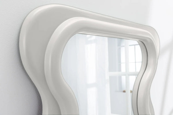 Wall Mirror Curvy 160cm White