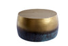 Round Coffee Table Orient 60cm Gold Blue