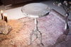 Round Side Table Jardin 55cm Metal Chrome