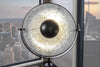 Studio Floor Lamp 146cm Metal Black Silver