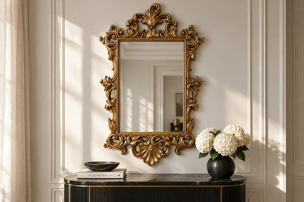 Wall Mirror Opulent 125cm Gold