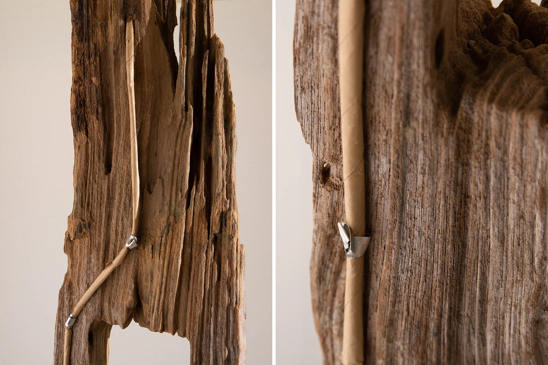 Floor Lamp Barracuda 177cm Ironwood White