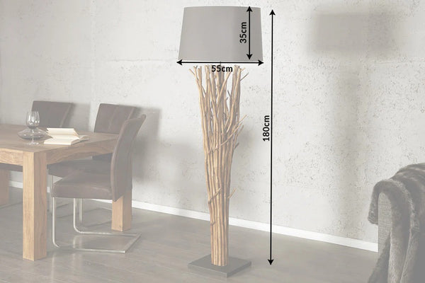 Floor Lamp Euphoria 180cm Driftwood Grey