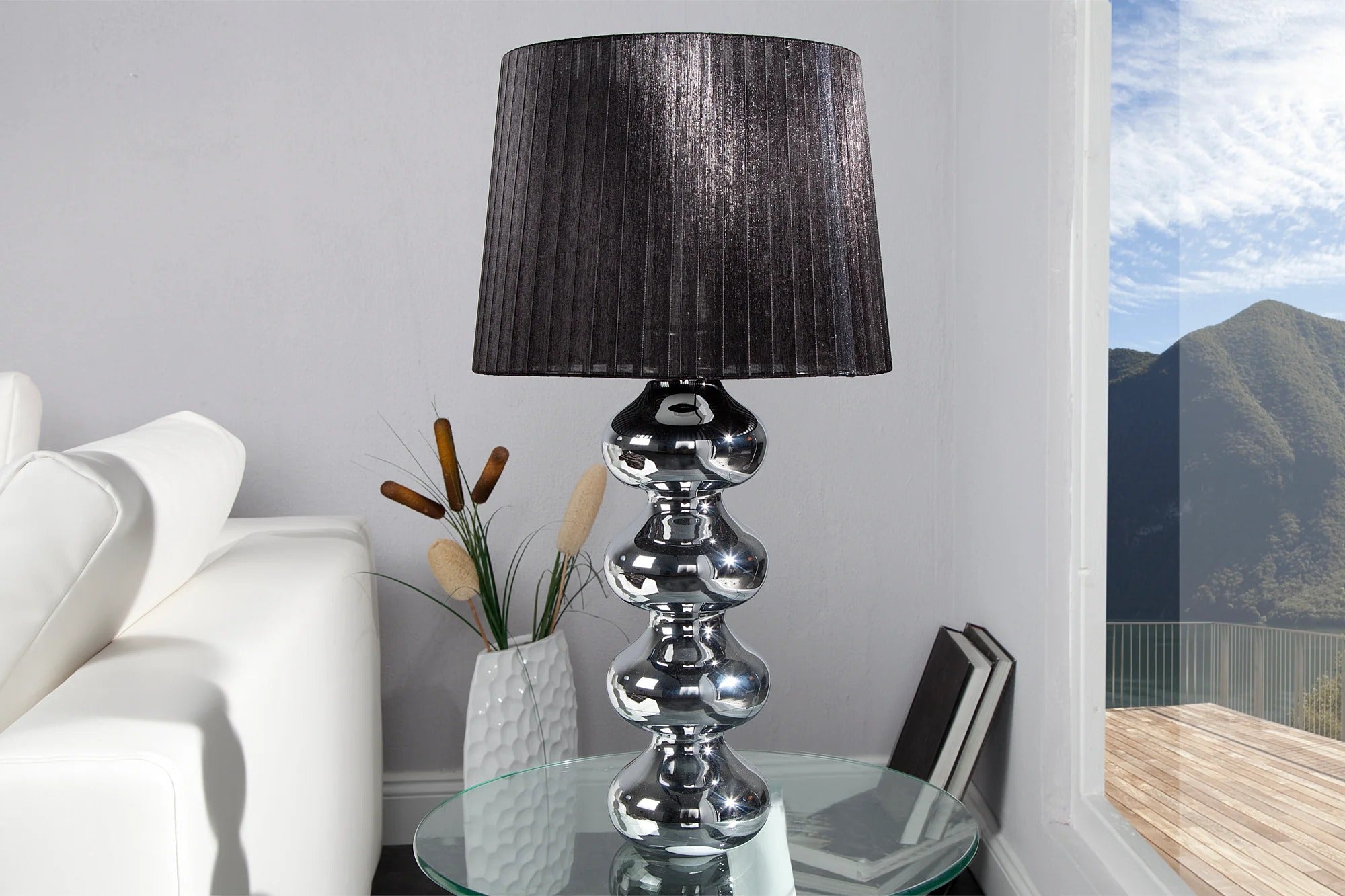 Table Lamp Mia 60cm Black