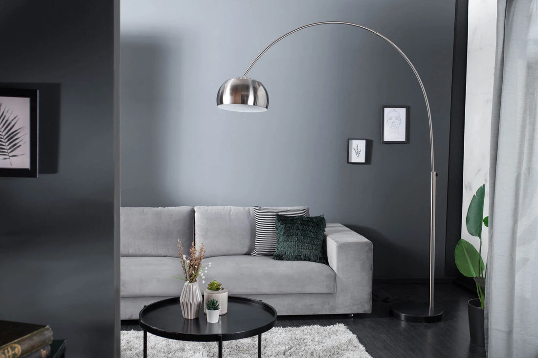 Floor Lamp Big Bow 170-210cm Silver
