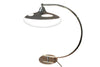 Table Lamp Luna Logo 45cm Metal Silver