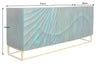 Sideboard Fossil 177cm Mango Wood Turquoise