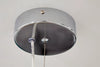 Hanging Lamp Chrome Ball 32cm Metal Silver