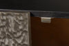 Sideboard Croco 177cm Mango Wood Grey & Black