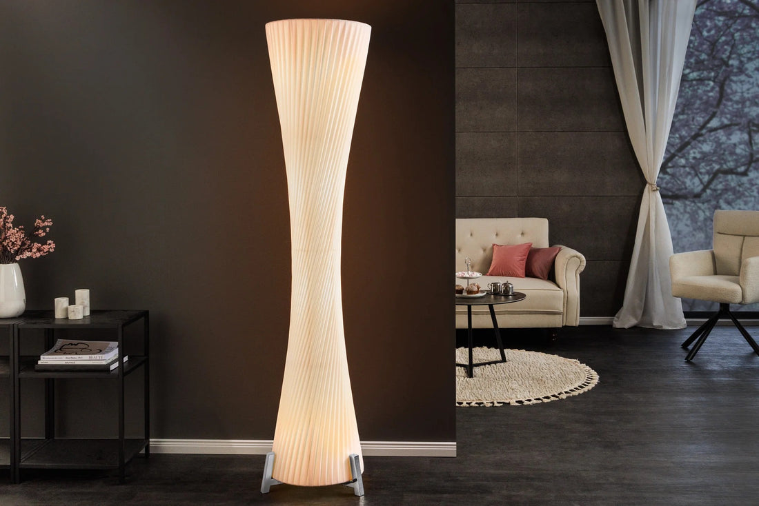 Floor Lamp Paris 180cm Latex White
