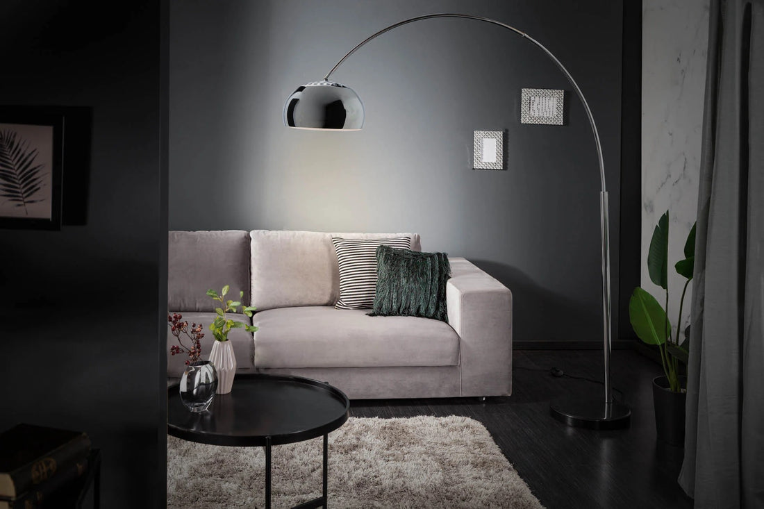 Floor Lamp Big Bow 170-210cm Chrome