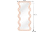 Wall Mirror Curvy 160cm Apricot