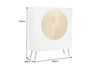 Cabinet Aurum 120cm Mango Wood White