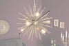Hanging Lamp Sunlight 50cm Metal Gold