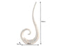 Vase Wave 106cm Metal Gold