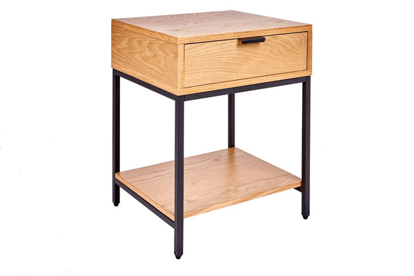 Side Table Elements 50cm Oak Look Natural