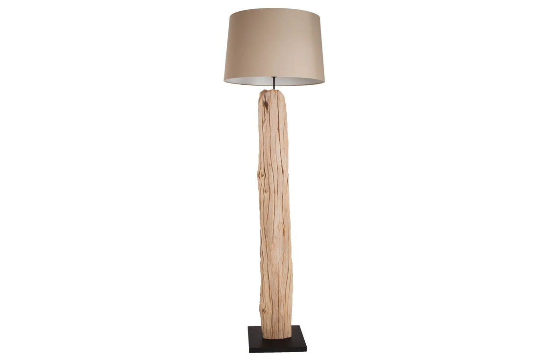 Floor Lamp Rousilique 177cm Beige Driftwood