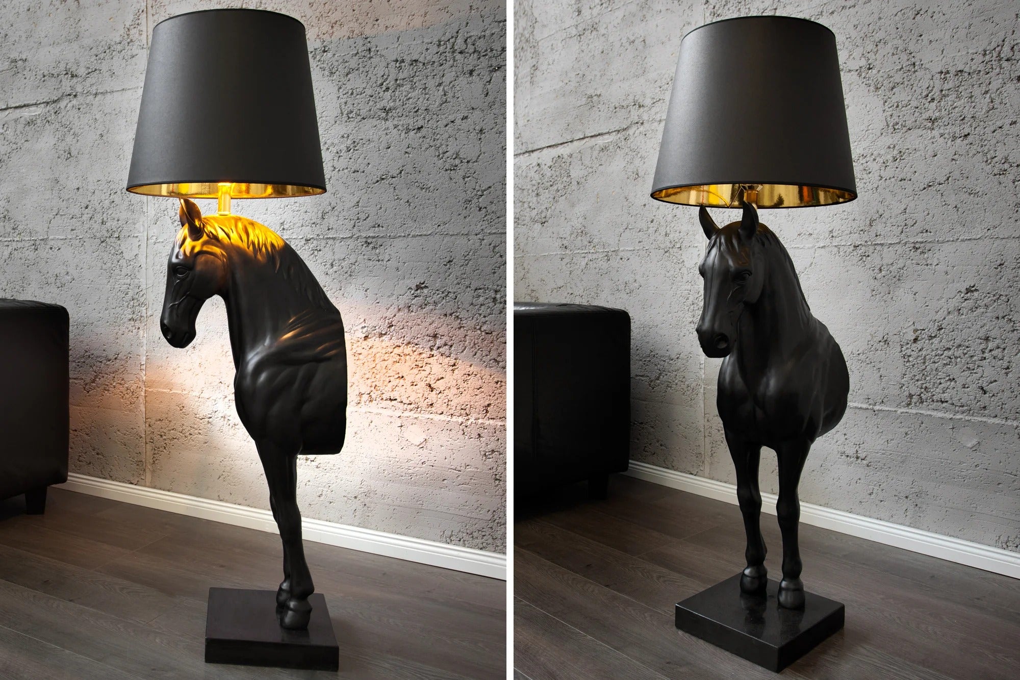Floor Lamp Black Beauty 130cm Black